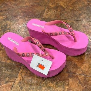 Swarovski Crystal chunky sandals